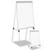 Adjustable White Board Easel 29 x 41 White-Silver