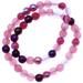 Czech Glass Druk 6mm Round Lilac Mix (50)