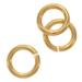 JUMPLOCK Jump Rings Round 6mm 18 Gauge 50 Piece Bulk Pack Gold Filled