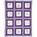 Jack Dempsey Themed Stamped White Quilt Blocks 9 X9 12/Pkg-Precious Angel