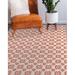 White 36 x 0.08 in Area Rug - Corrigan Studio® LE FOU PINK Area Rug By Becky Bailey Polyester | 36 W x 0.08 D in | Wayfair