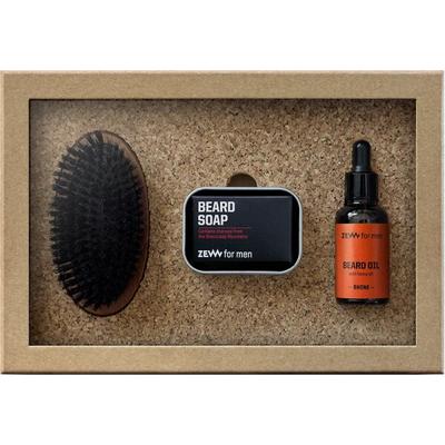 ZEW for men Simple Lumberjack Set with Hemp Oil SHINE 1 Stk. Bartpflegeset
