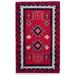 Handmade Kazak Wool Rug (India) - 3' x 5' - 3' x 5'