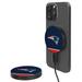 New England Patriots 10-Watt Stripe Design Wireless Magnetic Charger