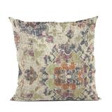 Plutus 18 x 18 Mayan Damask Luxury Throw Pillow in Multi-Color