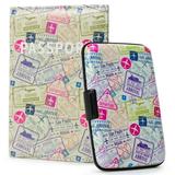Miami CarryOn RFID Protected Wallet and Passport Cover Set (Stamps)
