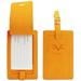 Alessandro Versace Luggage Tags / Card Holder - Set of 2 (Orange)