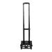 Portable Foldable Luggage Shopping Travel Cart Flatbed Trailer Trolley Barrow with Black Pull Rod