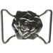 dritz 189-68 fashion buckle with rose design for 1-1/2-inch straps, antique silver