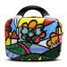Heys USA Luggage Britto Flowers Hard Side Beauty Case, Multi-Colored, One Size