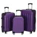 Xelparuc 3-in-1 Portable ABS Trolley Case ,Luggage Sets with TSA Lock Lightweight Suitcase With Spinner Double Wheels , 3-piece Set (20/24/28)