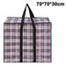 Large Storage Bag (Set of 6) With Durable Zipper, Organizer Bag, Moving bag, Water Resistant, Carrying Bag, Camping Bag for Clothes, Bedding, Comforter, Pillow