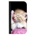 Sleeping Kitty - Passport Cover / Card Holder for Travel