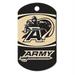 Army Black Knights Military ID Tag