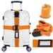 Epicgadget Adjustable Luggage Strap Suitcase Baggage Packing Belt Travel Accessories Long Cross Strap