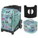 Zuca Sport Bag - Llama Rama with Gift Lunchbox and Zuca Seat Cover (Black Non- Flashing Wheels Frame)