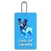 Jack of Hearts Russell Terrier Sunglasses Vintage Retro Luggage Card Suitcase Carry-On ID Tag