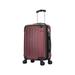 DUKAP INTELY Plastic 4-Wheel Spinner Luggage, Wine (DKINT00S-WIN)