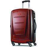 Samsonite Winfield 2 Hardside Expandable Luggage with Spinner Wheels, Burgundy, Checked-Large 28-Inch