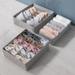 3Pcs Packing Case Drawer Type Underwear Storage Box Bra Sock Storage Bag Fabric Storage Bag