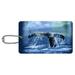 Whale Tail Ocean Luggage Card Suitcase Carry-On ID Tag