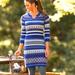 Athleta Dresses | Athleta Fair Isle Sweater Dress | Color: Blue/Gray | Size: L