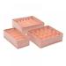 3Pcs Packing Case Drawer Type Underwear Storage Box Bra Sock Storage Bag Fabric Storage Bag