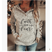 Gueuusu Women Christmas Print Sweater Long Sleeve Hooded Pullover with Pocket Drawstring