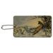 Fox Tail End of the Storm Wood Luggage Card Suitcase Carry-On ID Tag