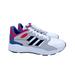 Adidas Shoes | Adidas Chaos Men's Running Shoe Size 11.5 White Red Blue Cloudfoam Sneakers | Color: Gray/Red | Size: 11.5