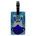 Adventure Time Ice King Rectangle Leather Luggage Card Suitcase Carry-On ID Tag
