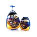 Cars Luggage and Backpack Set for kids - Cars Backpack and Luggage 2 Pc Set - 18 Inch (Egg Shape)