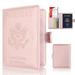 CUTELOVE PU Leather Buckle Passport Anti-Magnetic Storage Bag Passport Holder Wallet Fashion Travel Storage Bag