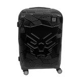 FUL Marvel Black Panther Icon Molded Hard Sided 29in Rolling Luggage, Black