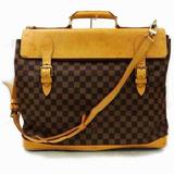 Louis Vuitton Damier Ebene Clipper Bandouliere 2way Suitcase Luggage Carry-On 860217