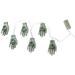 Northlight Seasonal Set of 6 Skeleton Hands Halloween Light Set in Green | 3 H x 48 D in | Wayfair NORTHLIGHT AR92059