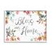 Stupell Industries Bless Our Home Greeting Watercolor Birds Wood in Brown | 24 H x 30 W x 1.5 D in | Wayfair aj-128_wfr_24x30