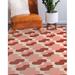 Pink/Red 48 x 0.08 in Area Rug - Corrigan Studio® S CURVE PINK Area Rug By Becky Bailey Polyester | 48 W x 0.08 D in | Wayfair