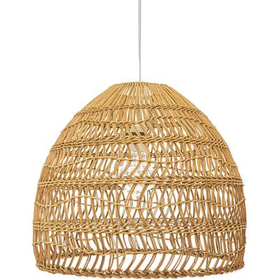 Privatefloor - Rattan-Deckenlampe - Pendelleuchte im Boho-Bali-Design - 40cm - Hoa