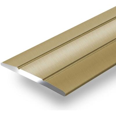 Bergangsprofil Abdeckleiste Firm K132 Form: c Breite: 36 mm Länge: 100 cm Selbstklebend Gold - Gold