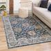 Blue/Brown 94 x 0.5 in Area Rug - Langley Street® Weingartner Oriental Blue/Off-White/Light Brown Area Rug Polypropylene | 94 W x 0.5 D in | Wayfair