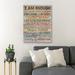 Trinx Quotes About Self-Loved - I Am Enough I Am Worthy of Love & Respect I Am Loved - Wrapped Canvas Graphic Art Canvas in Blue/Orange/Red | Wayfair