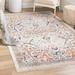 White 47 x 0.33 in Area Rug - Langley Street® Alkire Floral Ivory/Navy/Yellow/Orange Area Rug | 47 W x 0.33 D in | Wayfair