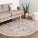 White 47 x 0.33 in Area Rug - Langley Street® Alkire Floral Ivory/Navy/Yellow/Orange Area Rug Polypropylene | 47 W x 0.33 D in | Wayfair