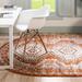 Orange/White 48 x 0.5 in Area Rug - Mistana™ Filey Oriental Terracotta/Ivory Area Rug | 48 W x 0.5 D in | Wayfair 176F399BBAA944D89FE845FD514FBD8D