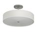 Latitude Run® 36"W Alastaire Textrene Semi-Flushmount Fabric in Gray/White | 8 H x 36 W x 36 D in | Wayfair D3CA3250029F41818071F49028CB8F5E