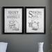 Rosalind Wheeler Laundry Today II - 2 Piece Picture Frame Textual Art Set on Canvas in Black | 30.5 H x 45 W x 1 D in | Wayfair