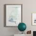 Orren Ellis Stretching II - Picture Frame Painting Paper in Black/Blue/Green | 24 H x 20 W x 1 D in | Wayfair FF4EB7D3F30643C6A0C3404FA859D21A