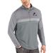 Men's Antigua Gray Colorado Avalanche Pace Quarter-Zip Pullover Top