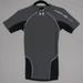 Under Armour Shirts | Mens' Under Armour Gray Black Compression Heatgear Athletic Shirt Size Small S | Color: Black/Gray | Size: S